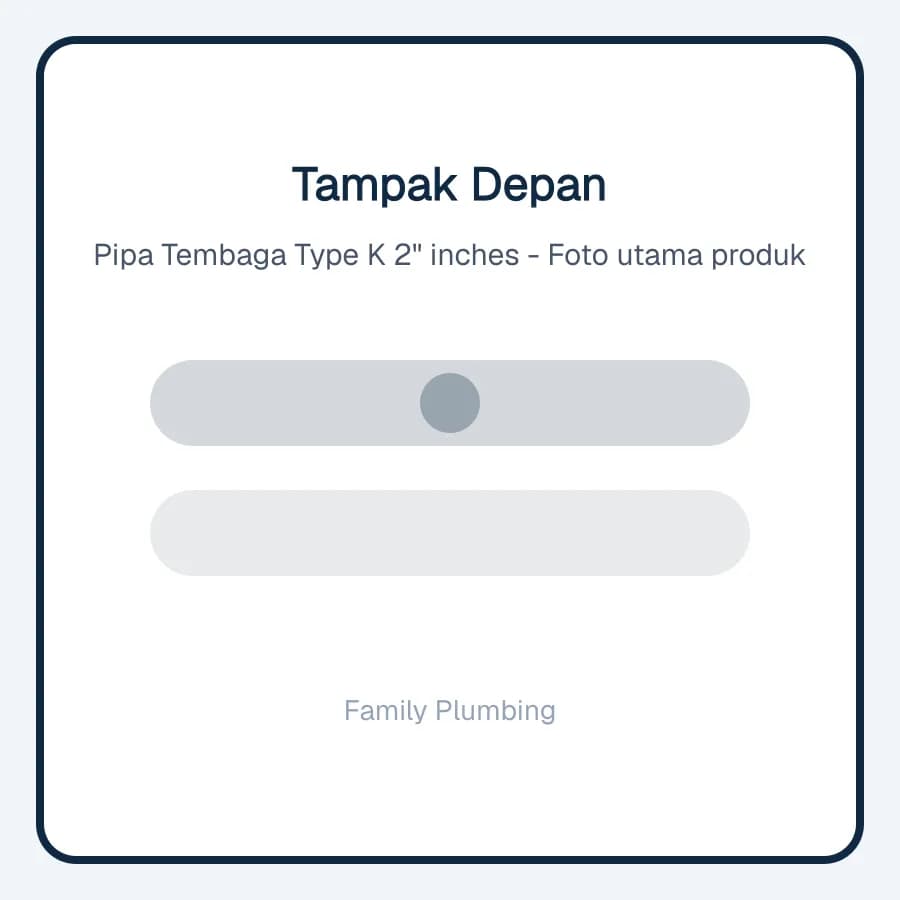 Pipa Tembaga Type K 2" inches