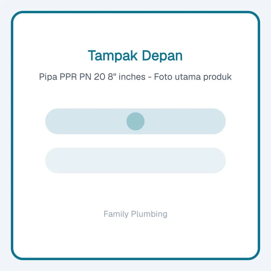 Pipa PPR PN 20 8" inches