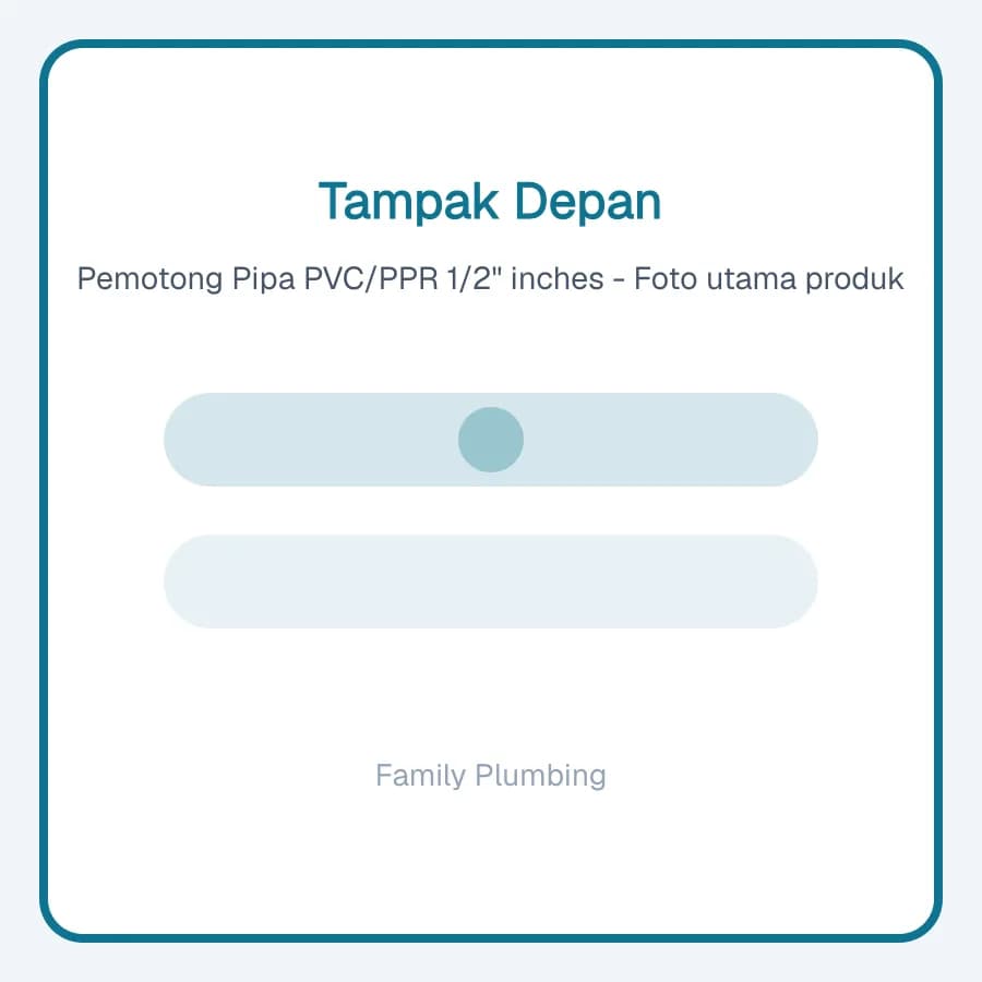 Pemotong Pipa PVC/PPR 1/2" inches